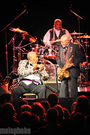 B.B. King at Roseland Theater, November 10, 2009. Photo by Alice Falzone.