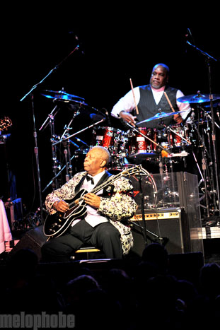 B.B. King at Roseland Theater, November 10, 2009. Photo by Alice Falzone.