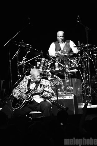 B.B. King at Roseland Theater, November 10, 2009. Photo by Alice Falzone.