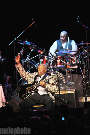 B.B. King at Roseland Theater, November 10, 2009. Photo by Alice Falzone.