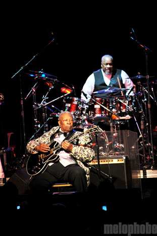 B.B. King at Roseland Theater, November 10, 2009. Photo by Alice Falzone.