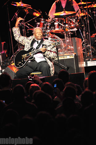 B.B. King at Roseland Theater, November 10, 2009. Photo by Alice Falzone.