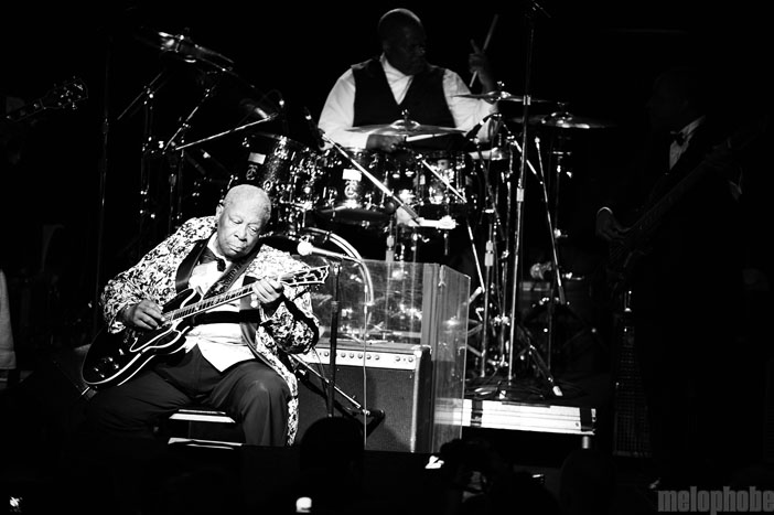 B.B. King at Roseland Theater, November 10, 2009. Photo by Alice Falzone.