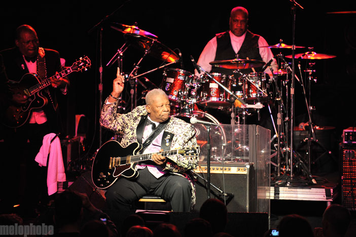 B.B. King at Roseland Theater, November 10, 2009. Photo by Alice Falzone.