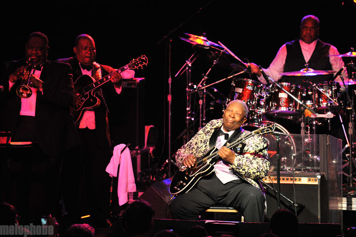 B.B. King at Roseland Theater, November 10, 2009. Photo by Alice Falzone.
