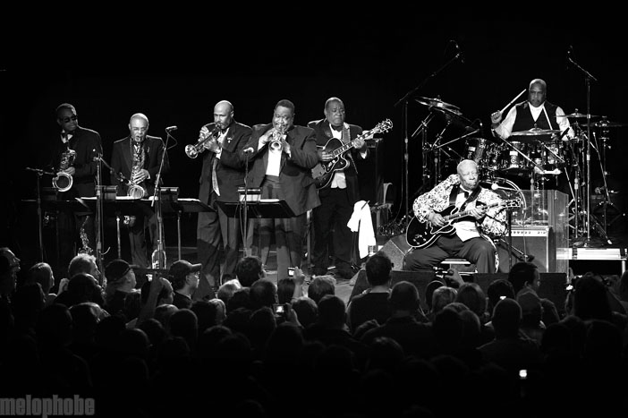B.B. King at Roseland Theater, November 10, 2009. Photo by Alice Falzone.