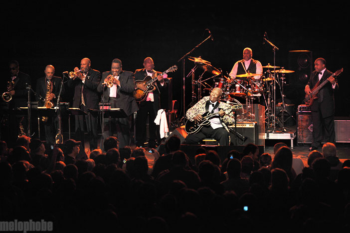 B.B. King at Roseland Theater, November 10, 2009. Photo by Alice Falzone.