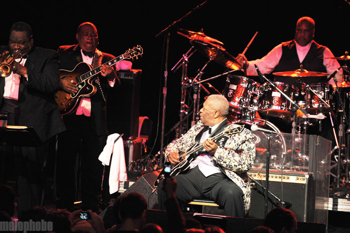 B.B. King at Roseland Theater, November 10, 2009. Photo by Alice Falzone.