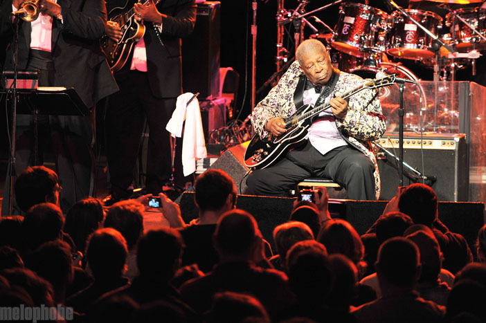 B.B. King at Roseland Theater, November 10, 2009. Photo by Alice Falzone.