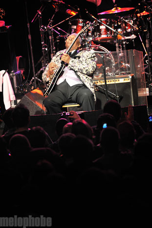 B.B. King at Roseland Theater, November 10, 2009. Photo by Alice Falzone.