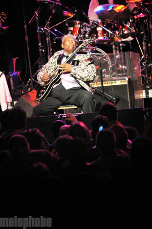 B.B. King at Roseland Theater, November 10, 2009. Photo by Alice Falzone.