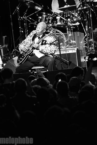 B.B. King at Roseland Theater, November 10, 2009. Photo by Alice Falzone.
