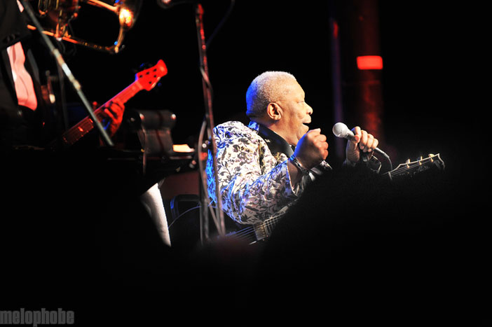 B.B. King at Roseland Theater, November 10, 2009. Photo by Alice Falzone.