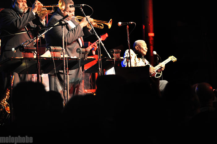 B.B. King at Roseland Theater, November 10, 2009. Photo by Alice Falzone.