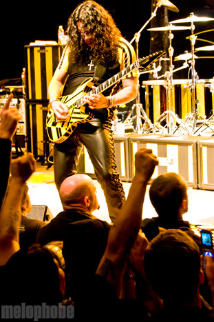 Stryper at Aladdin Theater, November 23, 2009. Photo by Ian McNeil.