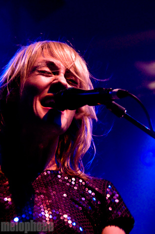 Metric at Crystal Ballroom, December 8, 2009. Photo by Ian McNeil.
