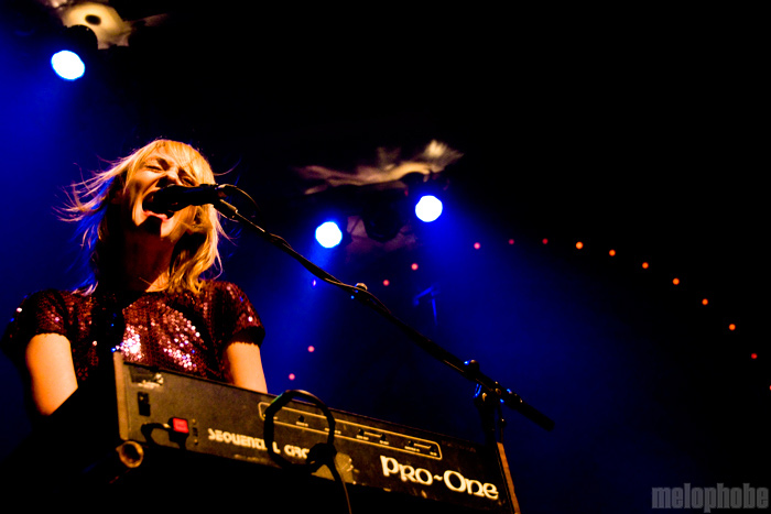 Metric at Crystal Ballroom, December 8, 2009. Photo by Ian McNeil.