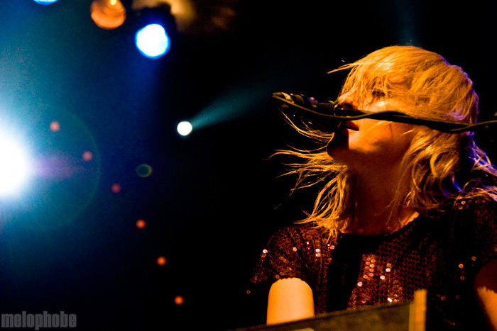 Metric at Crystal Ballroom, December 8, 2009. Photo by Ian McNeil.