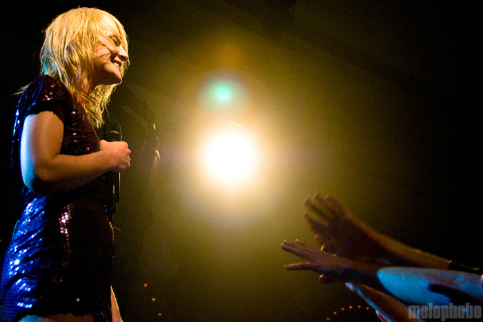 Metric at Crystal Ballroom, December 8, 2009. Photo by Ian McNeil.