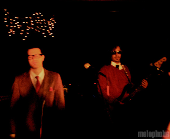 Mayer Hawthorne & The County at University of Washington, HUB, North Den, December 10, 2009. Photo by Bob Kelly.