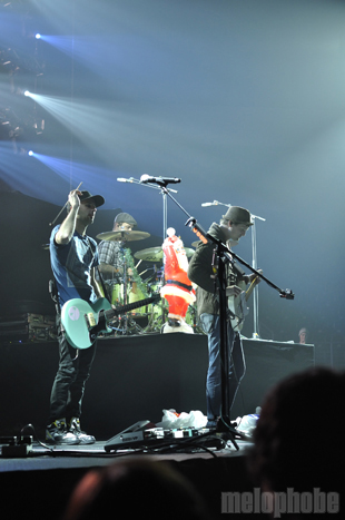 Relient K at Showare Center, December 12, 2009. Photo by Cathleen Robertson.