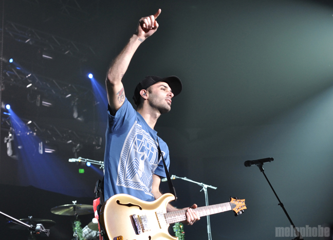 Relient K at Showare Center, December 12, 2009. Photo by Cathleen Robertson.