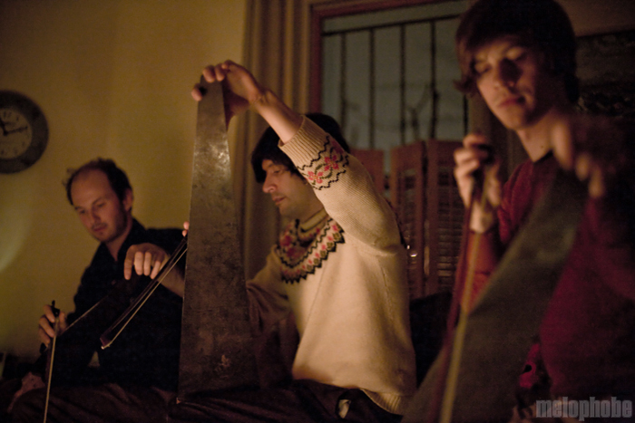 The Music Tapes at A Living Room in Boston, December 13, 2009. Photo by Steve Benoit.