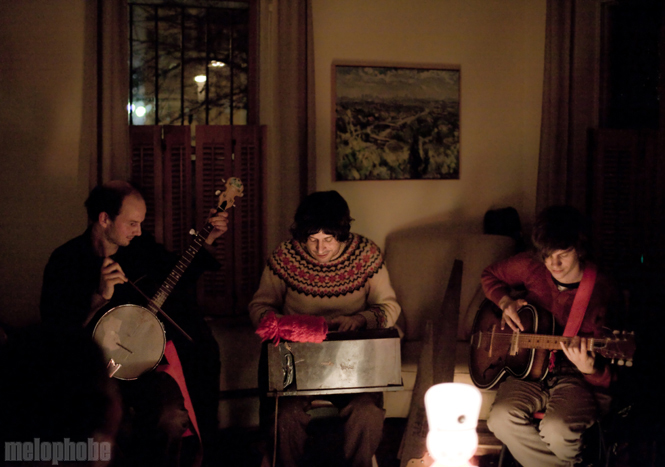 The Music Tapes at A Living Room in Boston, December 13, 2009. Photo by Steve Benoit.