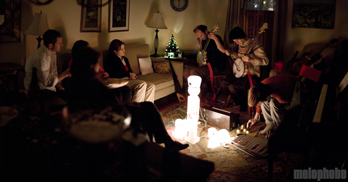 The Music Tapes at A Living Room in Boston, December 13, 2009. Photo by Steve Benoit.