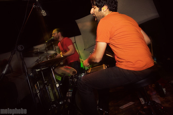 The Rural Alberta Advantage at Backspace, December 18, 2009. Photo by Joshua Bean.