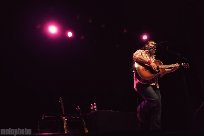 Steve Earle at Aladdin Theater, January 19, 2010. Photo by Joshua Bean.