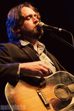 Hayes Carll at Aladdin Theater, January 19, 2010. Photo by Joshua Bean.