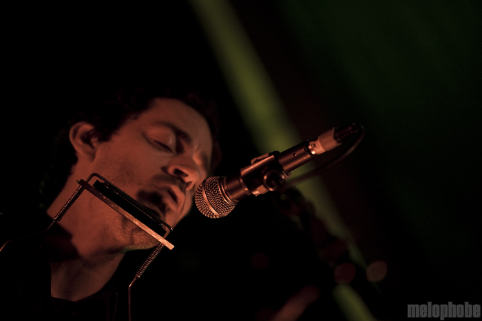 A.A. Bondy at Mississippi Studios, January 23, 2010. Photo by Rodrigo Melgarejo.