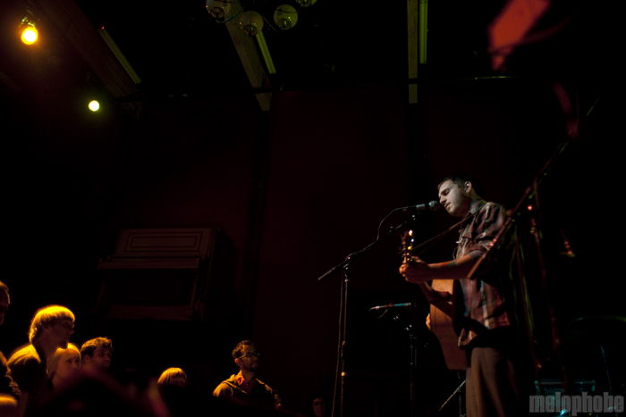 Willy Mason at Mississippi Studios, January 23, 2010. Photo by Rodrigo Melgarejo.
