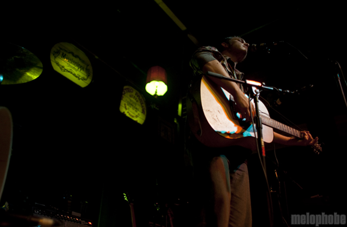 Willy Mason at Mississippi Studios, January 23, 2010. Photo by Rodrigo Melgarejo.