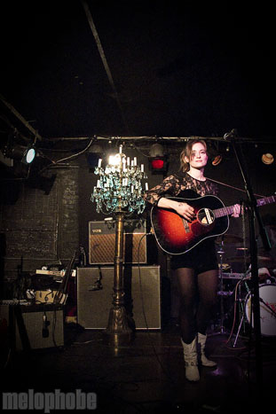 Dawn Landes at Mercury Lounge, January 22, 2010. Photo by Jane Qin.