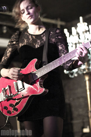 Dawn Landes at Mercury Lounge, January 22, 2010. Photo by Jane Qin.