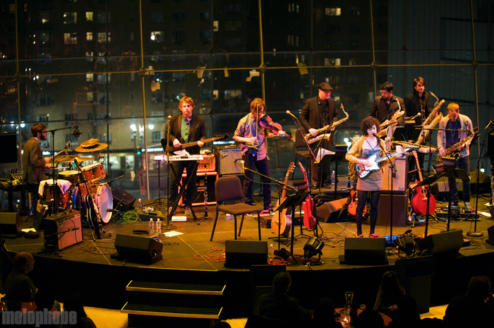 St. Vincent at Lincoln Center for the Performing Arts, January 29, 2010. Photo by Matthew Eisman.