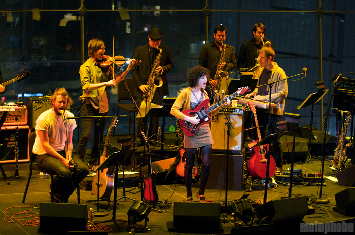 St. Vincent at Lincoln Center for the Performing Arts, January 29, 2010. Photo by Matthew Eisman.