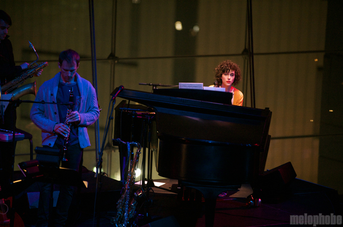 St. Vincent at Lincoln Center for the Performing Arts, January 29, 2010. Photo by Matthew Eisman.