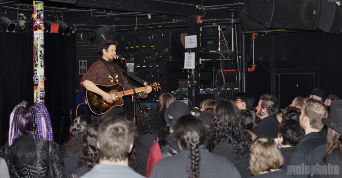 Voltaire at El Corazon, January 29, 2010. Photo by Cathleen Robertson.