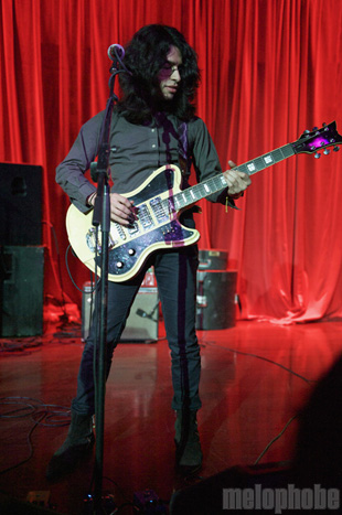 Neon Indian at E&L Auditorium, February 4, 2010. Photo by Matthew Eisman.
