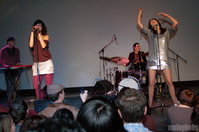 Nouvelle Vague at King Kat Theater, February 4, 2010. Photo by Bogdan Mohora.