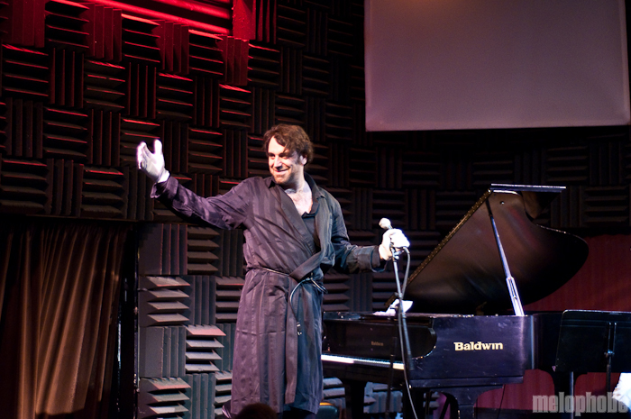 Chilly Gonzales at Joe's Pub, February 11, 2010. Photo by Chris Barth.