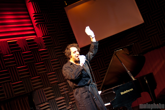 Chilly Gonzales at Joe's Pub, February 11, 2010. Photo by Chris Barth.