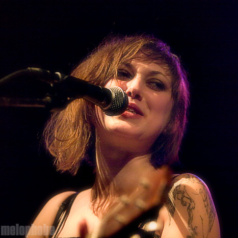 Those Darlins at Bowery Ballroom, February 12, 2010. Photo by Ari Sommer.
