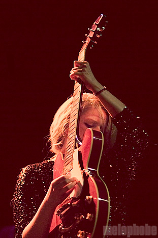Those Darlins at Bowery Ballroom, February 12, 2010. Photo by Ari Sommer.
