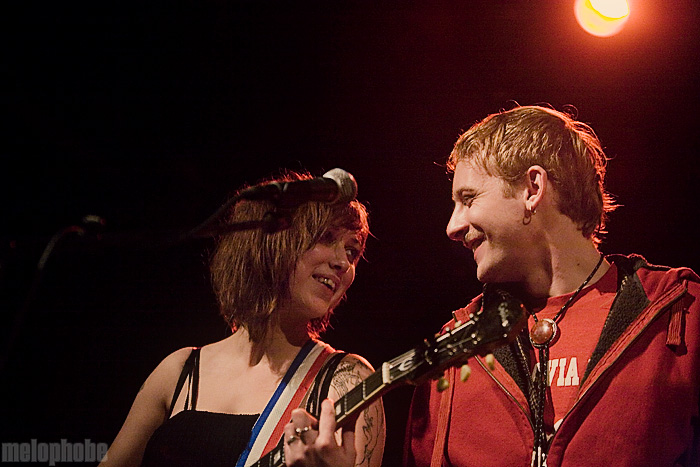 Those Darlins at Bowery Ballroom, February 12, 2010. Photo by Ari Sommer.