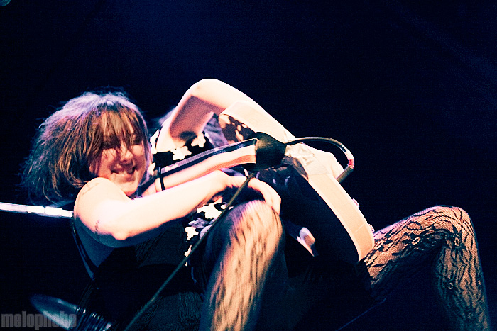 Those Darlins at Bowery Ballroom, February 12, 2010. Photo by Ari Sommer.