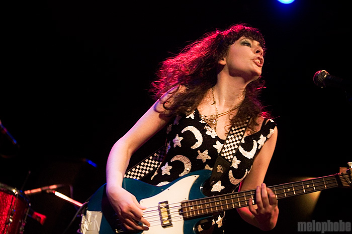 Those Darlins at Bowery Ballroom, February 12, 2010. Photo by Ari Sommer.